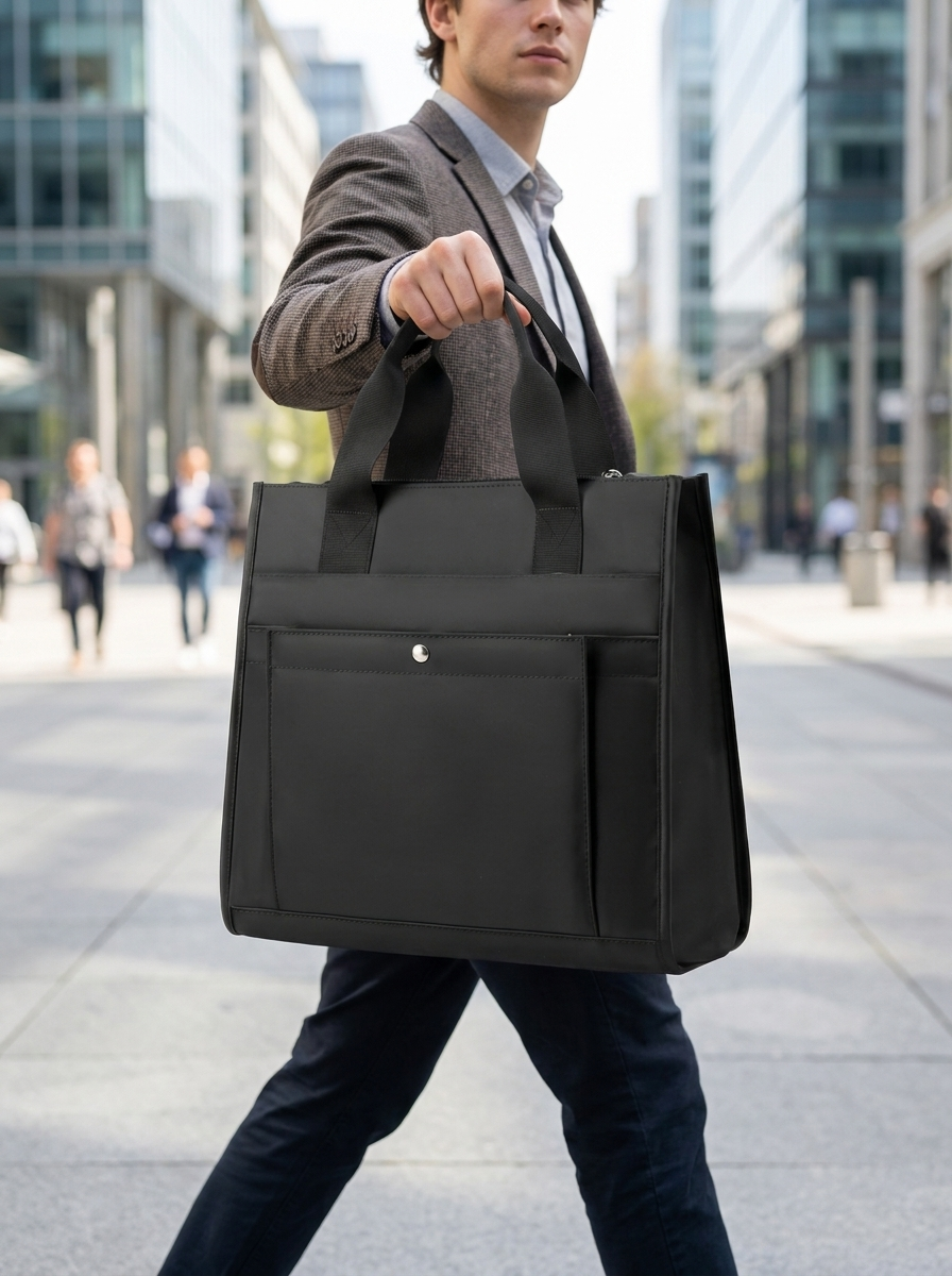 Slimline business briefcase and laptop bag for commuting and business travel