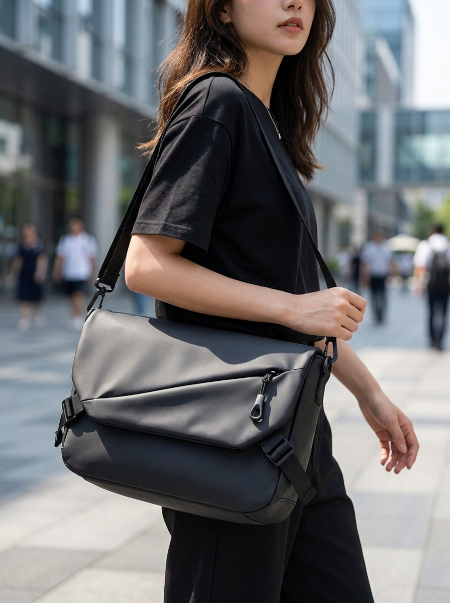 Compact waterproof crossbody sling bag for hands-free daily carry