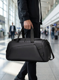 Waterproof Travel & Gym Holdall - Convertible Duffel with Trolley Sleeve, 20-35L