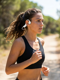 Open-ear bone conduction headphones that leave your ears free for safety