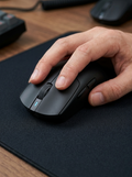 Lightweight tri-mode gaming mouse for wired, 2.4G and Bluetooth use