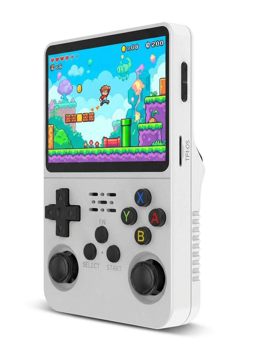 VOLTARA Retro Handheld Games Console – 3.5" HD Open-Source Portable Emulator with Dual Joysticks