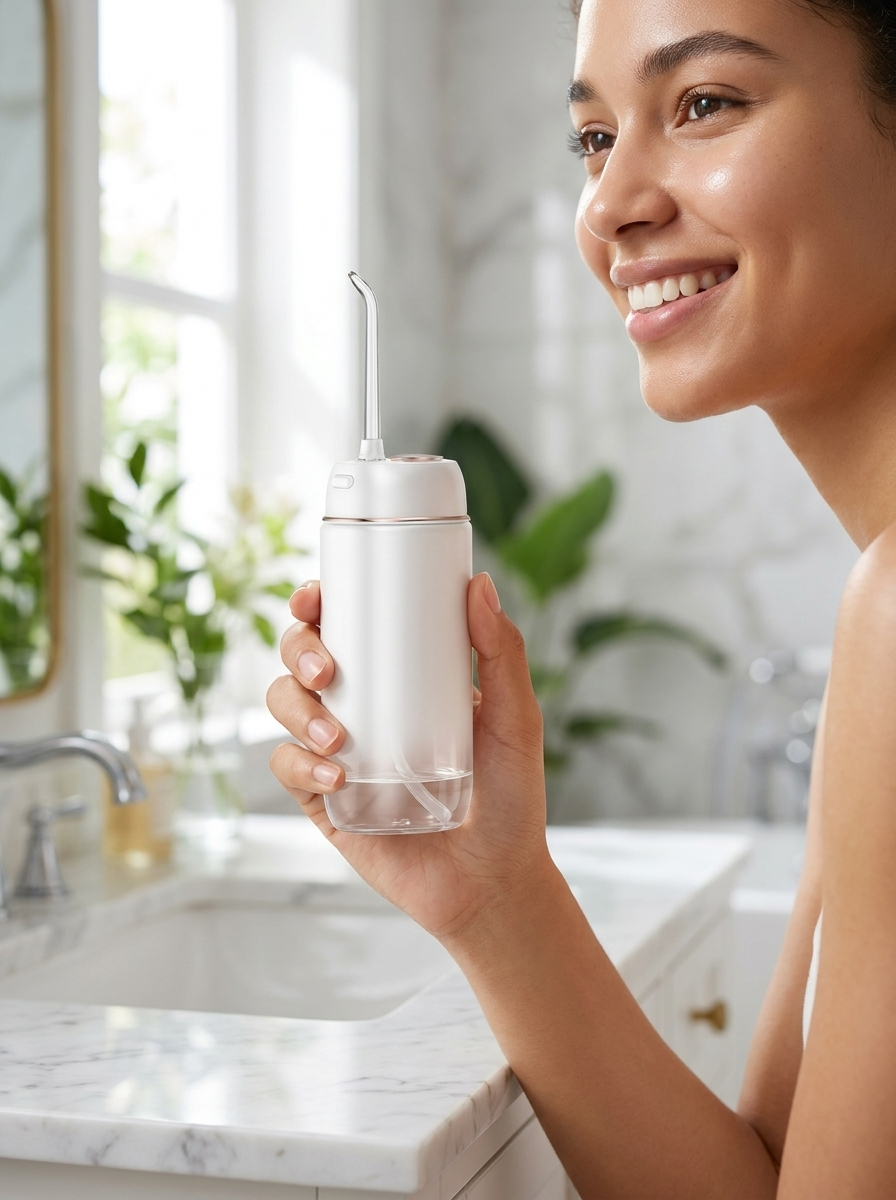 VOLTARA Cordless Water Flosser – Portable Rechargeable Oral Irrigator Teeth Cleaner IPX7