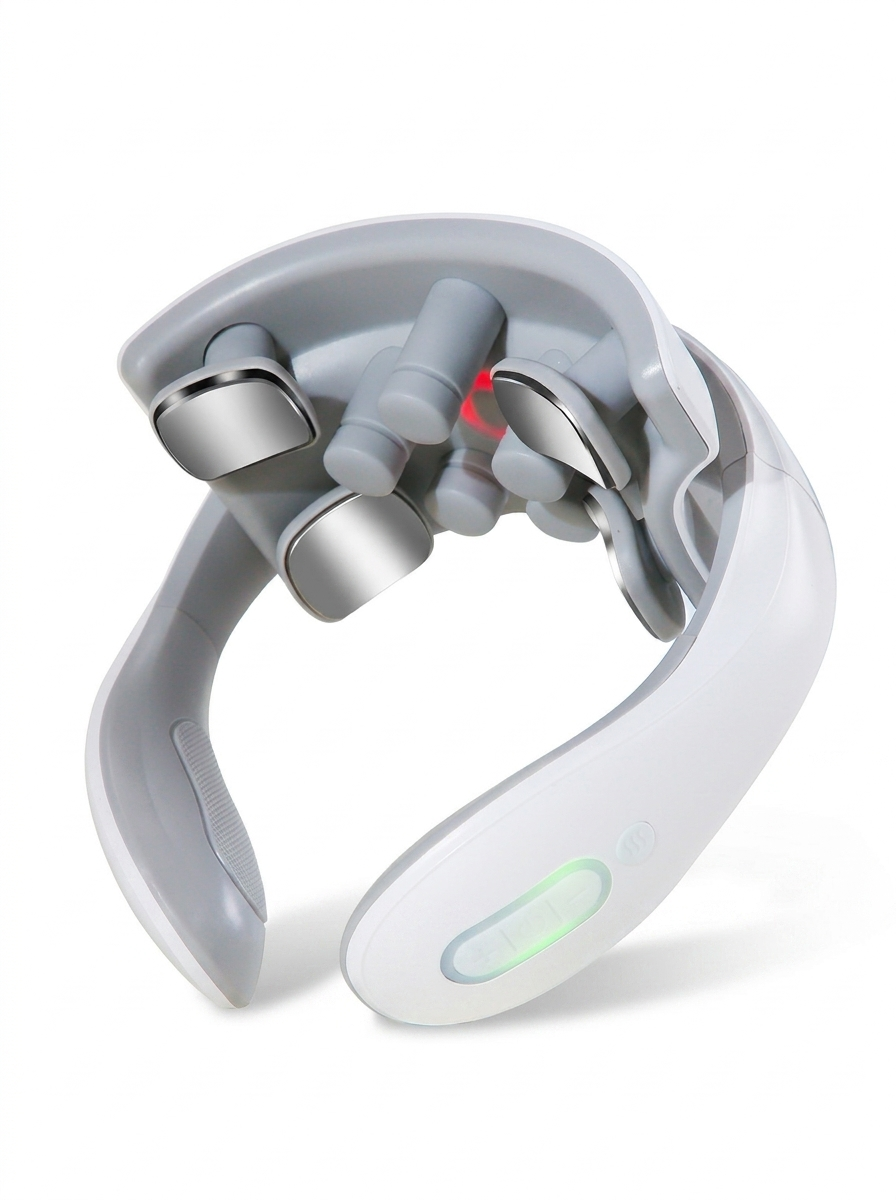 VOLTARA Smart Neck & Shoulder Massager – EMS Pulse, Heated, Cordless Cervical Relief Device