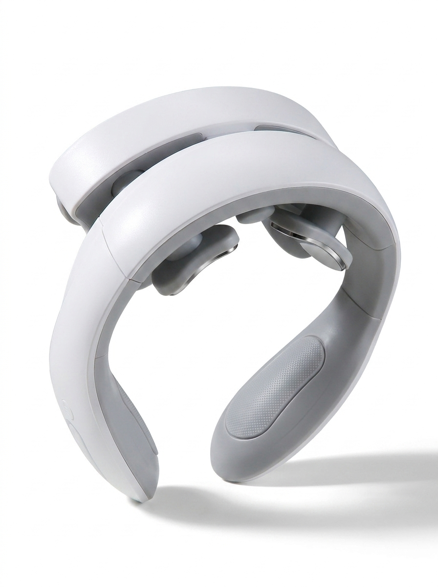 VOLTARA Smart Neck & Shoulder Massager – EMS Pulse, Heated, Cordless Cervical Relief Device