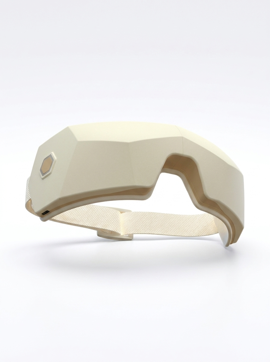 VOLTARA Foldable Eye Massager – Heated Air-Compression Bluetooth Music Eye Relief Device