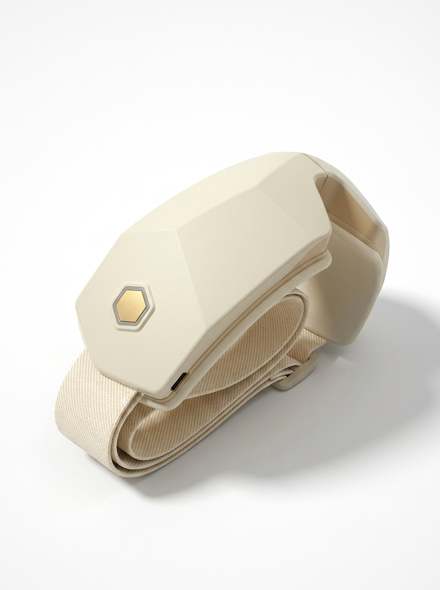 VOLTARA Foldable Eye Massager – Heated Air-Compression Bluetooth Music Eye Relief Device