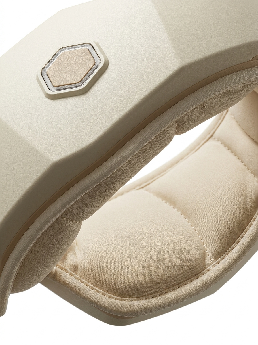 VOLTARA Foldable Eye Massager – Heated Air-Compression Bluetooth Music Eye Relief Device