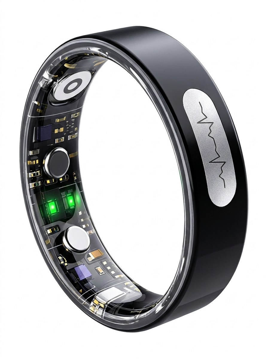 VOLTARA Smart Health Ring – ECG Heart Rate, Blood Oxygen & Sleep Tracker, 5ATM Waterproof