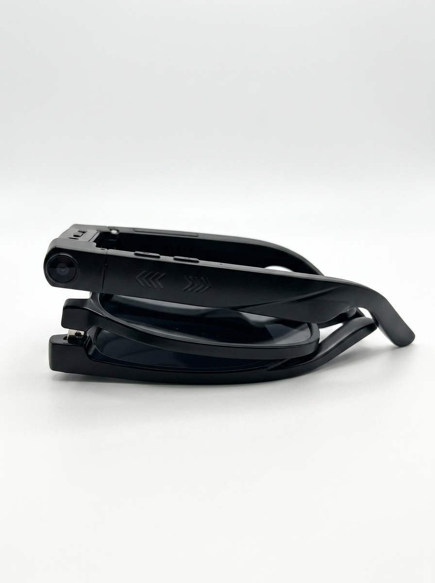 VOLTARA AI Camera Smart Glasses – 8MP HD Photo & Video, Bluetooth Open-Ear Audio, Real-Time Translation