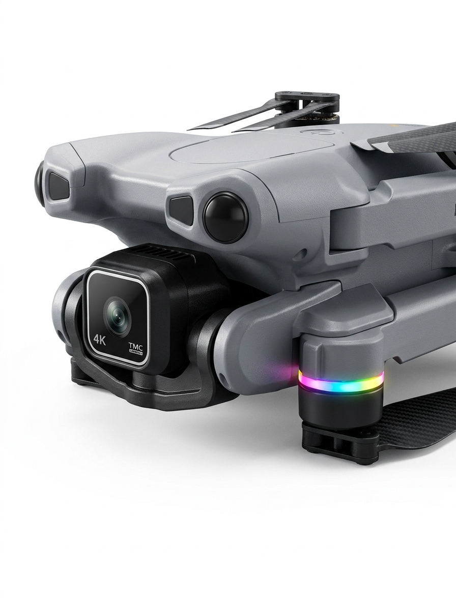 VOLTARA Foldable 4K Camera Drone – GPS, Brushless, Obstacle Avoidance Aerial Quadcopter
