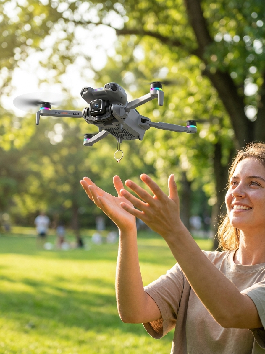 VOLTARA Foldable 4K Camera Drone – GPS, Brushless, Obstacle Avoidance Aerial Quadcopter