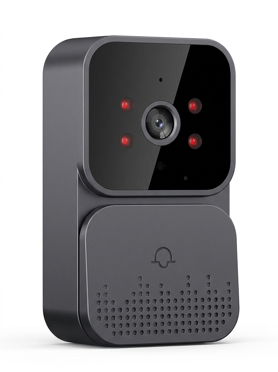 VOLTARA Wireless Video Doorbell – HD Camera, 4.3in Monitor, Two-Way Intercom, Night Vision
