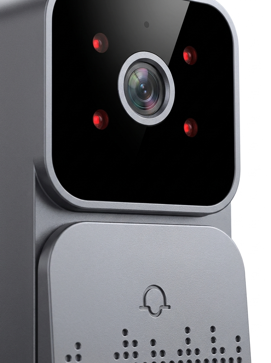VOLTARA Wireless Video Doorbell – HD Camera, 4.3in Monitor, Two-Way Intercom, Night Vision