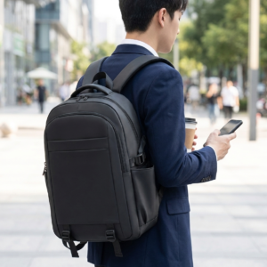 Business Commuter Laptop Backpack - Water-Resistant, Fits 16", 20-35L