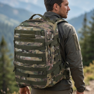 Tactical Hiking Backpack - Large-Capacity Water-Resistant Travel Rucksack, 20-35L