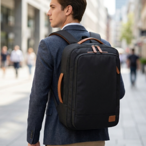 Expandable Travel Laptop Backpack - Water-Resistant 36-55L Oxford, Fits 16"