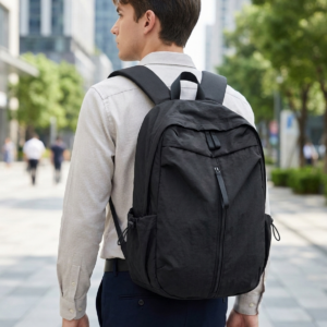 Lightweight Nylon Laptop Backpack - 15" Daypack for Travel & School, 0.42kg