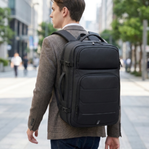 Expandable Commuter Backpack - Water-Resistant 36-55L, Fits 16" Laptop