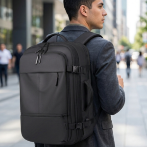 Expandable Laptop Backpack - Waterproof 36-55L Travel Rucksack, Fits 16" Laptop