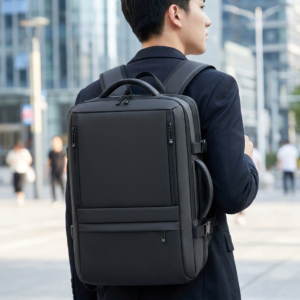 Large Travel Laptop Backpack - Water-Resistant 36-55L Rucksack, Fits 16" Laptop