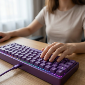 Magnetic-Switch Mechanical Gaming Keyboard - 68-Key 65% Wired, RGB, Rapid Trigger
