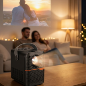 Android Smart Projector - HD 720p, 250 ANSI Lumens, up to 120" | VOLTARA P10