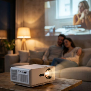 Portable Home Projector - Full HD 1080p, 150" Wireless Screen Mirroring | VOLTARA P50