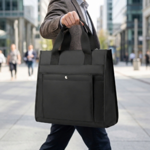 Business Briefcase & Laptop Bag - Water-Resistant Slim Commuter Bag, Fits 15"