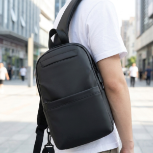 Waterproof Crossbody Chest Bag - Lightweight Sling, Fits 10" Tablet