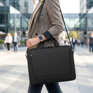 Padded Laptop Sleeve Bag - Water-Resistant Briefcase for 13-15.6" Laptops