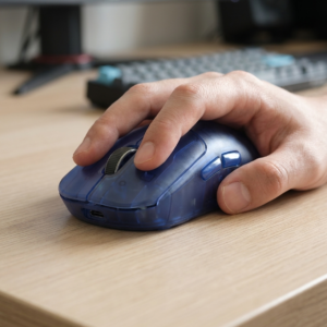 Lightweight Tri-Mode Wireless Gaming Mouse - 10,000 DPI, Honeycomb, Fast-Scroll