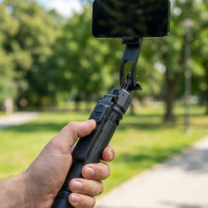 AI Face-Tracking Gimbal Selfie Stick - Anti-Shake Handle, Bluetooth Remote, 1.8m