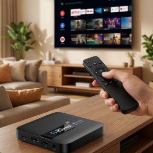 Android 14 TV Box - 4K Streaming Media Player, Wi-Fi & Bluetooth | VOLTARA H20 Pro