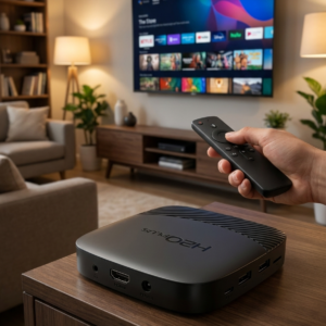 H20 Plus Android 14 TV Box - 4K Streaming Media Player, Wi-Fi & Bluetooth
