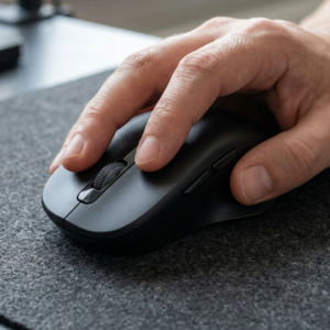 Wireless Silent Mouse - 2.4G, 1600 DPI, 6-Button Ergonomic Optical for Laptop & PC