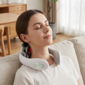 VOLTARA Smart Neck & Shoulder Massager - EMS Pulse, Heated, Cordless Cervical Relief Device