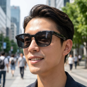 VOLTARA AI Camera Smart Glasses - 8MP HD Photo & Video, Bluetooth Open-Ear Audio, Real-Time Translation