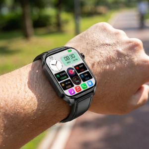 VOLTARA AMOLED Smartwatch - Bluetooth Calling, ECG, Heart Rate & Fitness Tracker, Waterproof