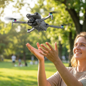 VOLTARA Foldable 4K Camera Drone - GPS, Brushless, Obstacle Avoidance Aerial Quadcopter